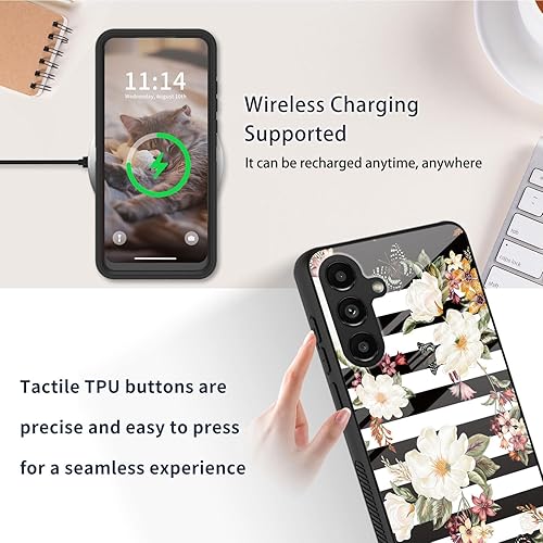Miniatura 365 de Funda para Samsung Galaxy A13 5G, cuerpo completo resistente de vidrio templado alto+TPU suave parachoques funda protectora para Galaxy A13 5G