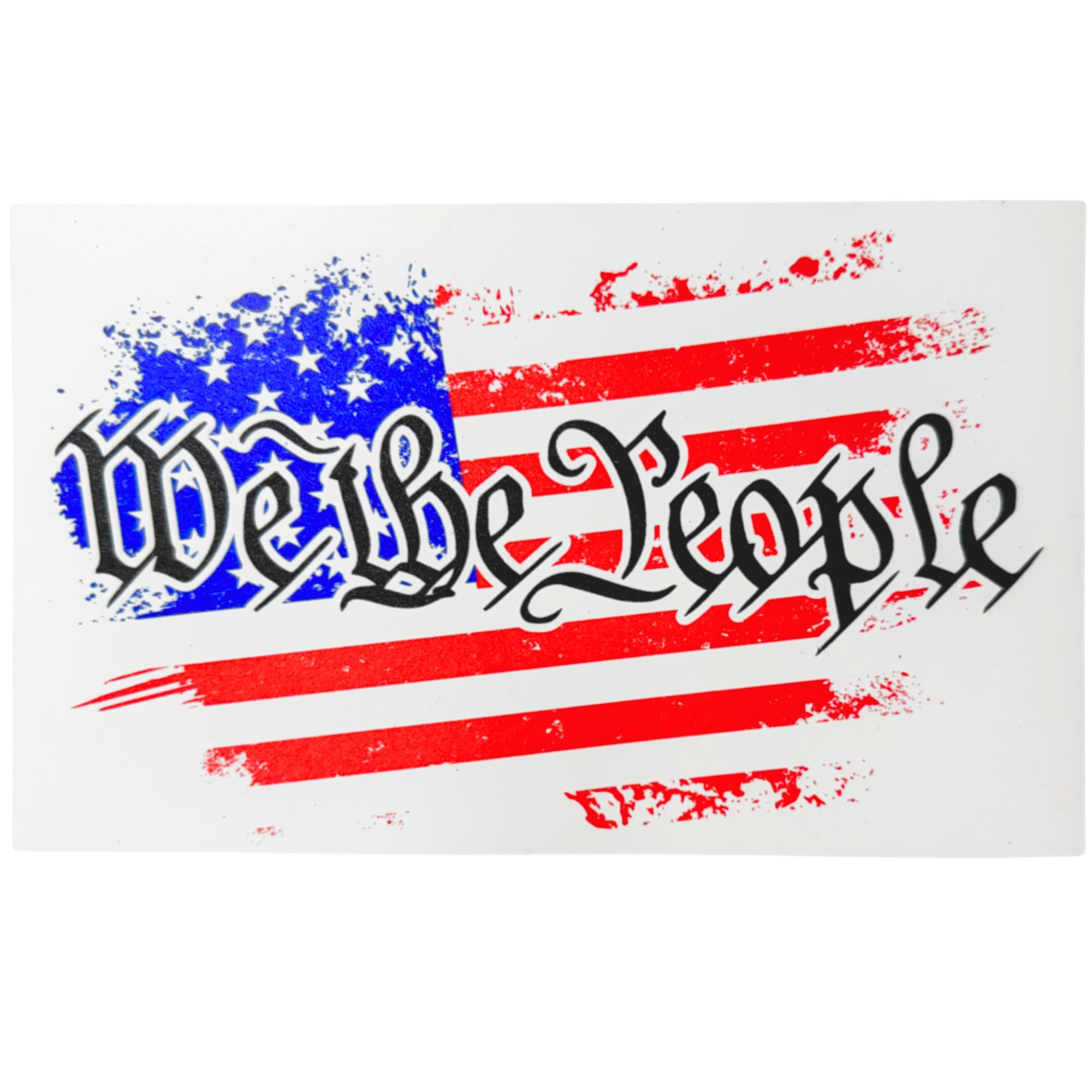 Aimant drapeau américain We The People de haute qualité résistant aux intempéries 5x8