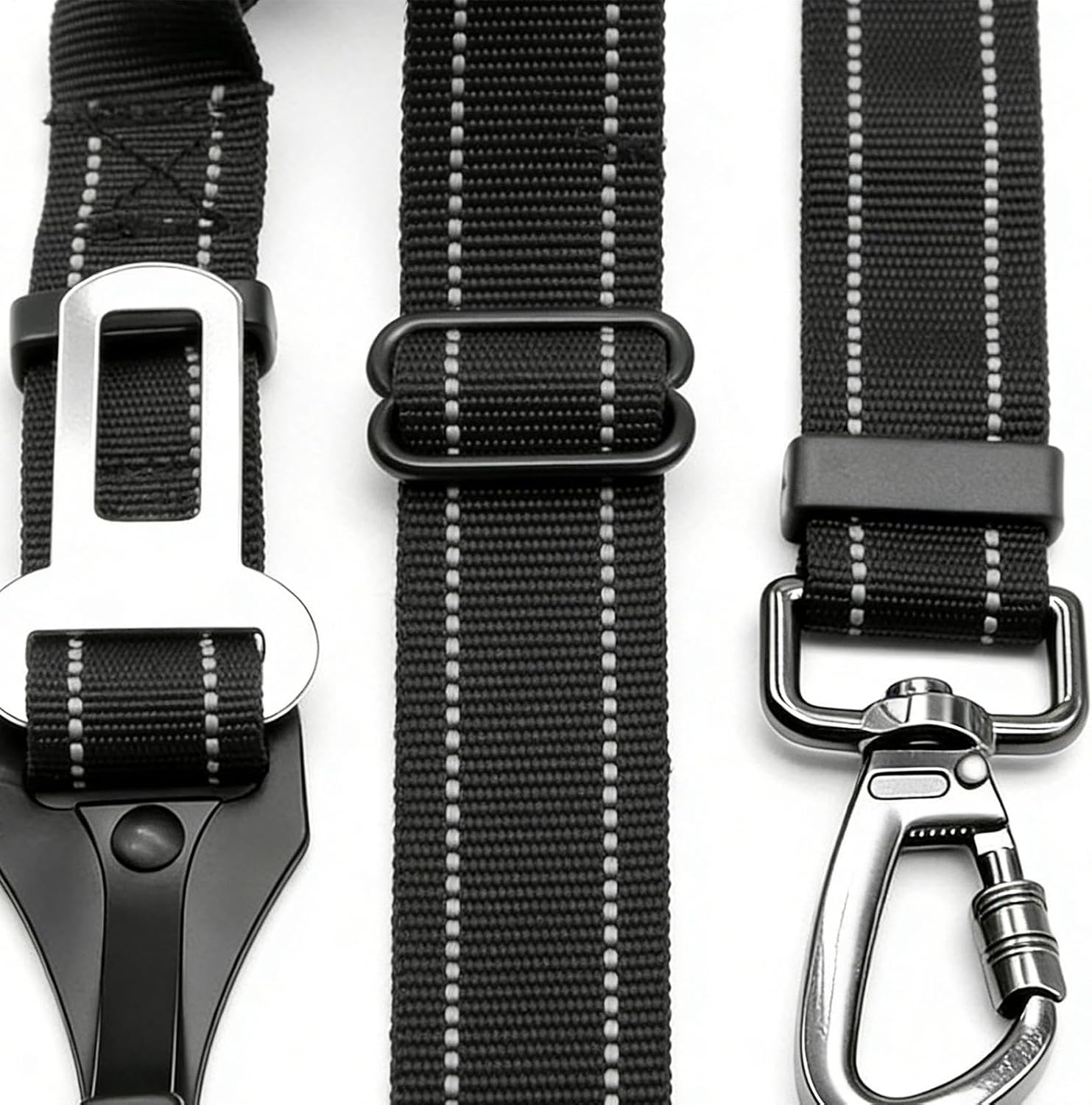 Dog Seat Belt for Car - Flexible Anti-Escape Secure Lead - Car Dog Seat Belt,for Pet Puppy Travel Trips Daily Walks Vehicle Automotive