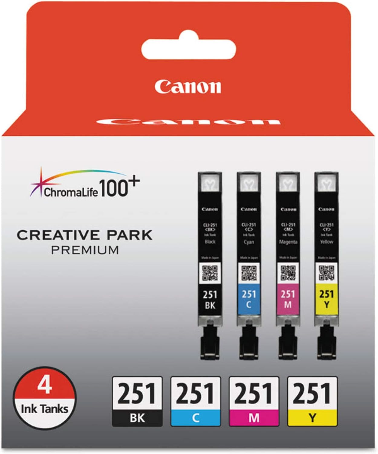 Canon CNM6513B004 6513B004 CLI-251 ChromaLife100 Ink