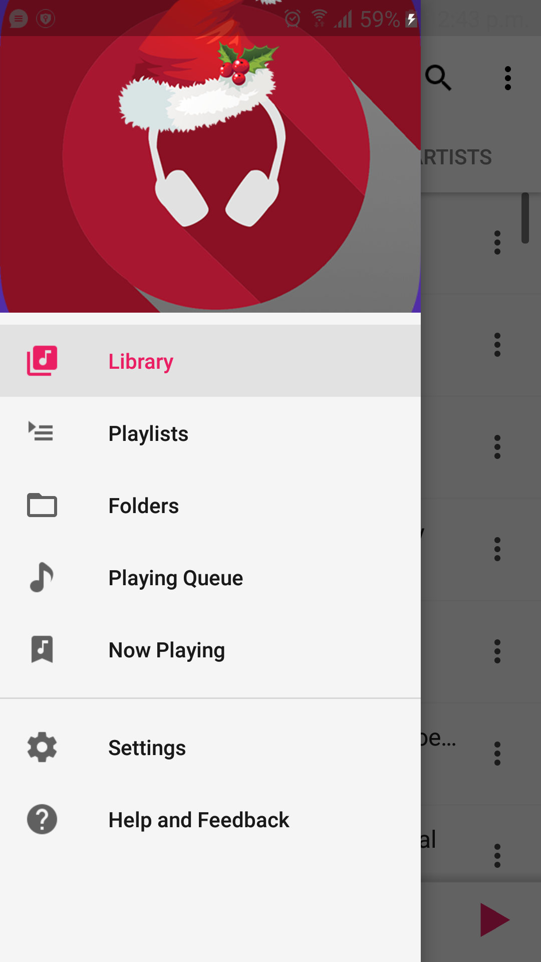 Christmas Music for Android Christmas Music Player