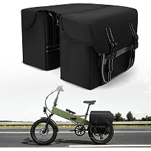 Jerbor Rear Bag Panniers for Jasion for Lectric XP 1.0/2.0/3.0, XPremium, Xpedition 1.0/2.0, XP Trike, Large Capacity Saddle Bags Rear Rack Pannier, Waterproof Saddle Accessories for Lectric