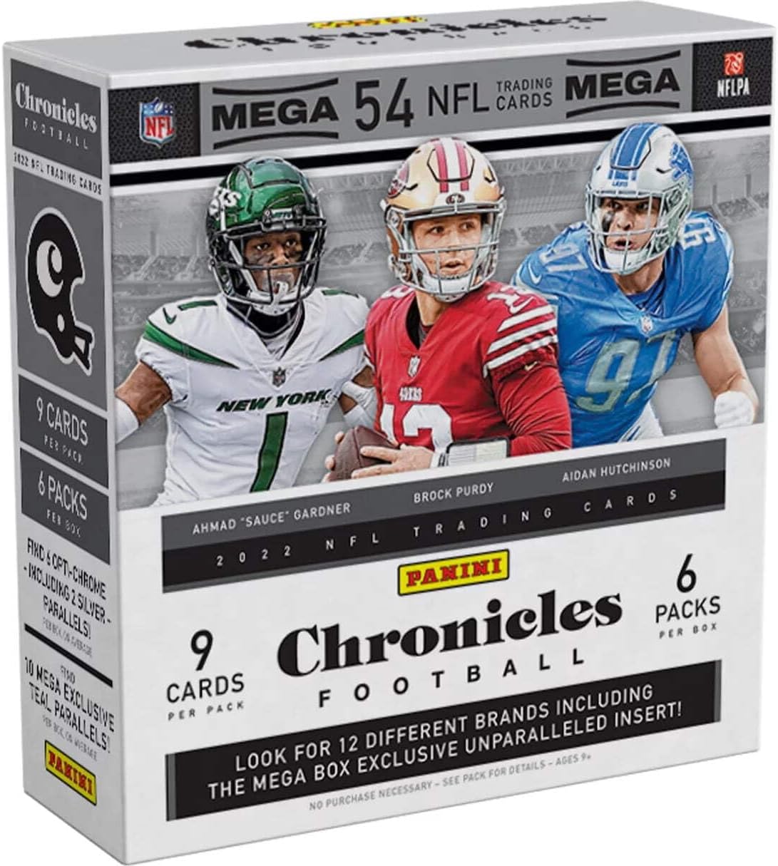 2022 Panini Chronicles NFL Football Trading Cards Mega Box