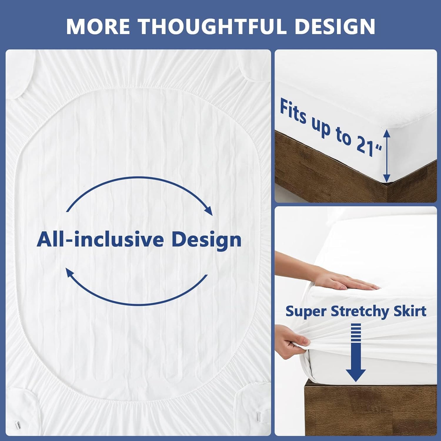 Homemate Heated Mattress Pad California King Size, Electric Mattress Pad King 5 Heated Setting Coral Fleece, Bed Warmer with Dual Controller & Auto Off 10 Hours, Fit Up to 21 Inch, 84"x72"