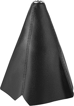 wuyaoyao Car Shift Boot Cover, Leather Gear Shift Knob Dust Cover, Manual Automatic Shifter Boot Sleeve for Protection & Decor, Gear Shift Knob Cover Car Accessories Black Line