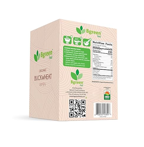 Miniatura 2 de Big Green Organic Food - Ramen de trigo sarraceno orgánico, sin gluten, sin OMG, vegano, kosher (5)