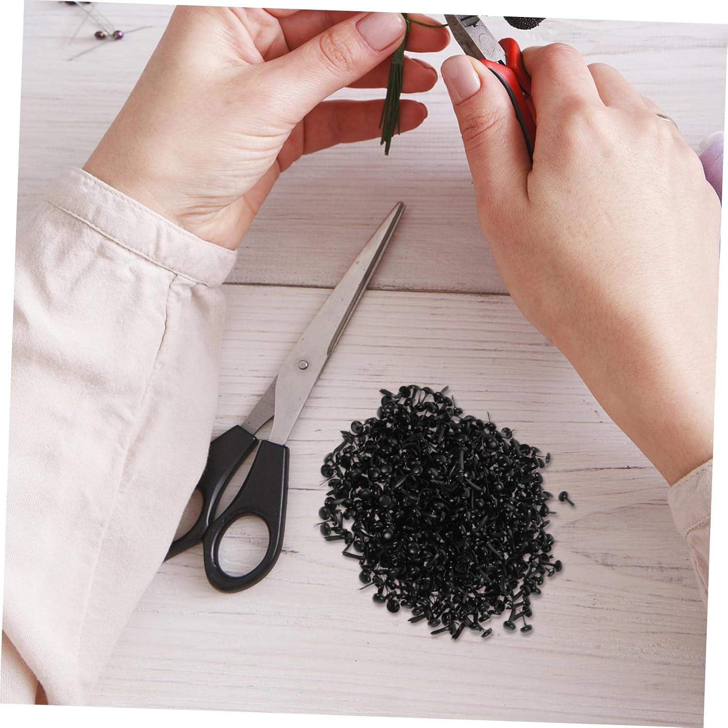 Gadpiparty 500pcs Mini Brads for Paper Crafting Sturdy Fasteners for Projects Decorative Rivets for Scrapbooking and Crafts