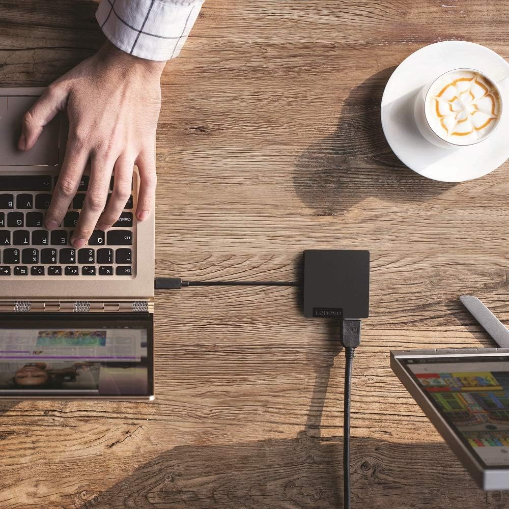 Best Deal Lenovo USB C Travel  Hub, Black GX90M61235