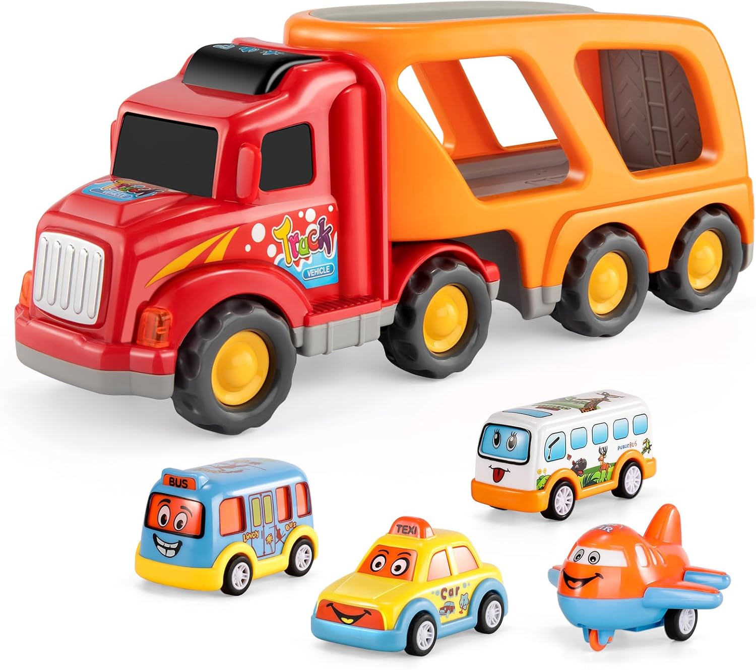 TEMI Portador para Niños Pequeños Camión Vehículos de Transporte