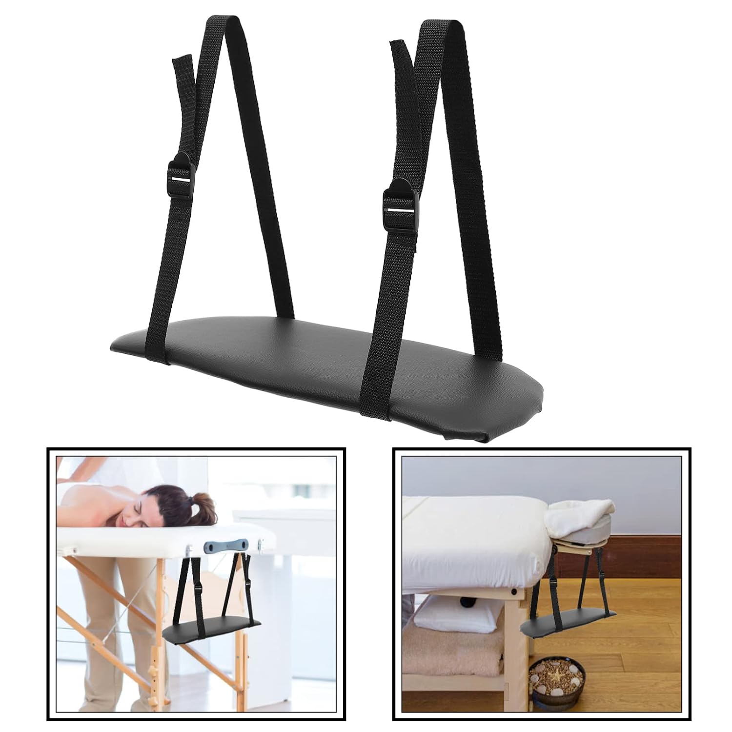 SOLUSTRE Soft Sponge Hanging Arm Rest for Massage Table Armrest Hanging Arm Rest Sling Board Armrest Support for Massage Table SPA Beauty Salon Bed