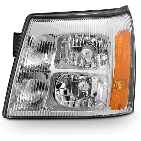 PERDE Headlights Compatible With 2003-2006 Cadillac Escalade Escalade Esv Hid Black Housing With Clear Lens Includes Left Driver And Right Passenger Side Headlamps Sku Gm00560 Hlbp