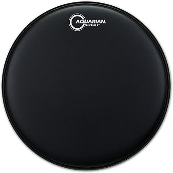 Aquarian Drumheads TCRSP2-18BK Response 2 Black Coated 18-inch Tom Tom Drum Head