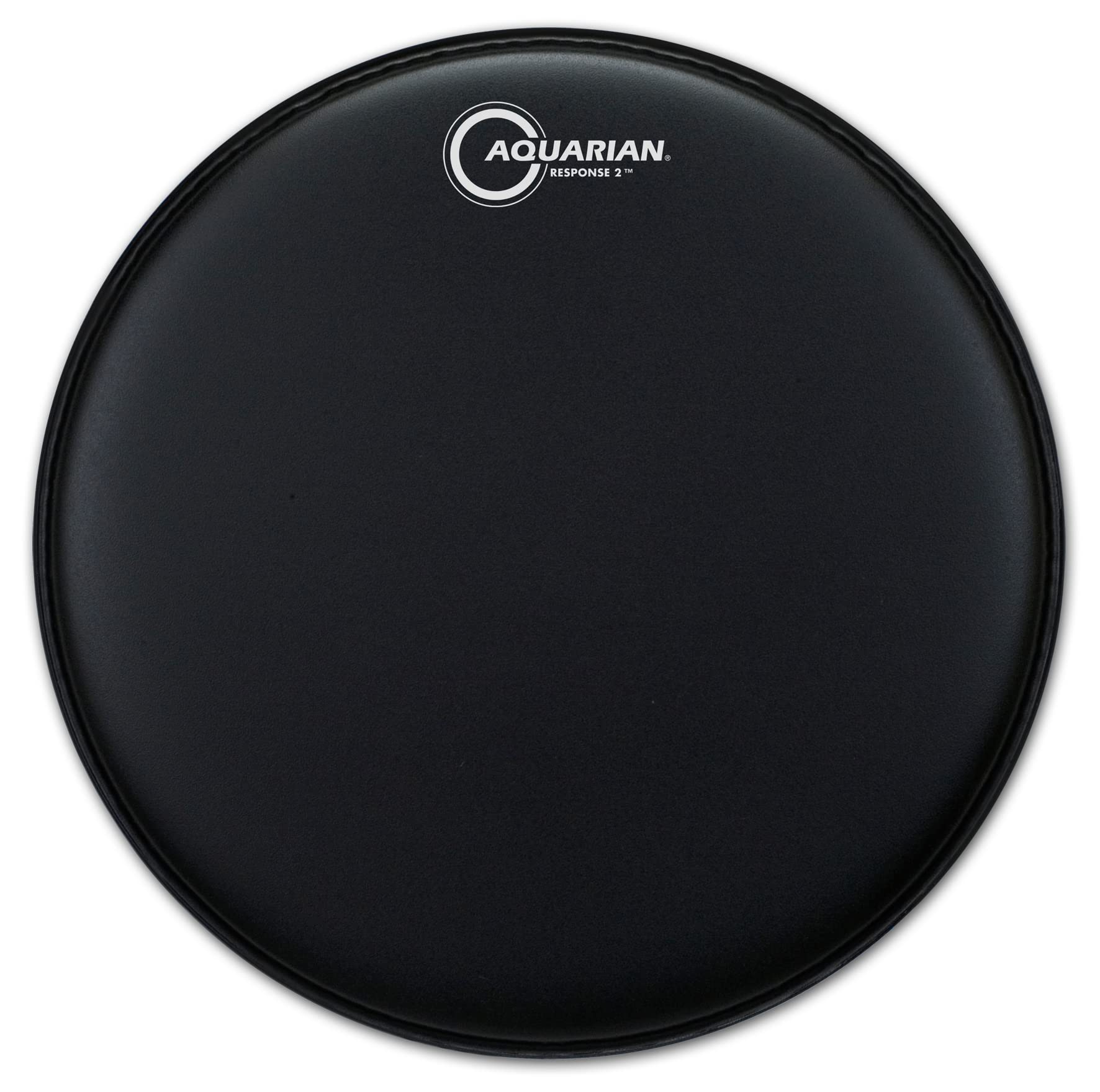 Aquarian Drumheads TCRSP2-12BK Response 2 Black Coated 12-inch Tom Tom Drum Head