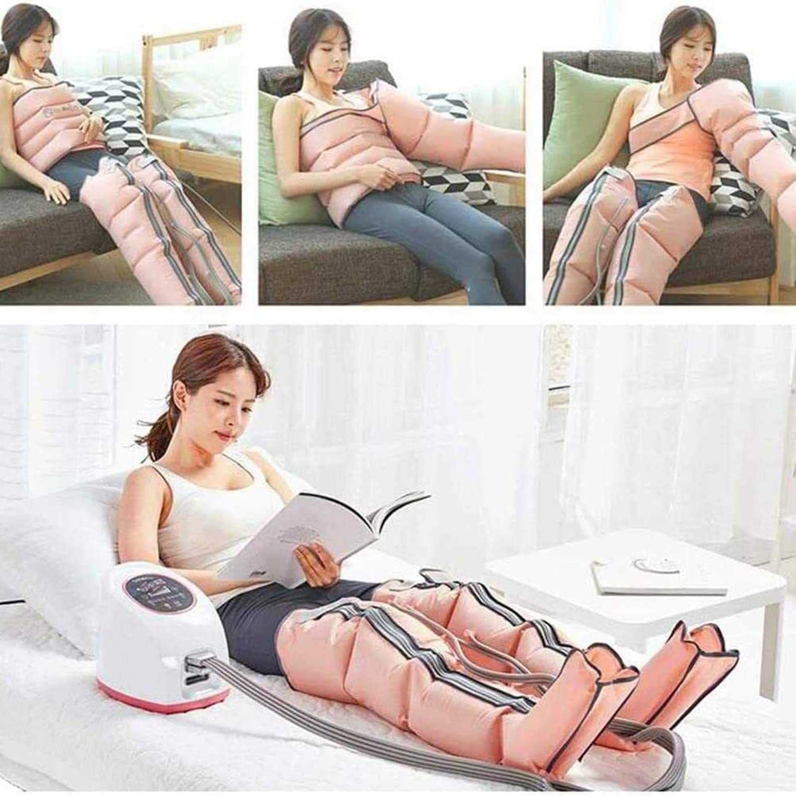 Masajeador De Piernas, Masajeador De Pies De Rodilla De Pantorrilla Con Compresión De Aire, Botas De Masaje Para Envolturas Para Piernas La Preseoterapia Alivia El Síndrome De Piernas Inquietas, Ede