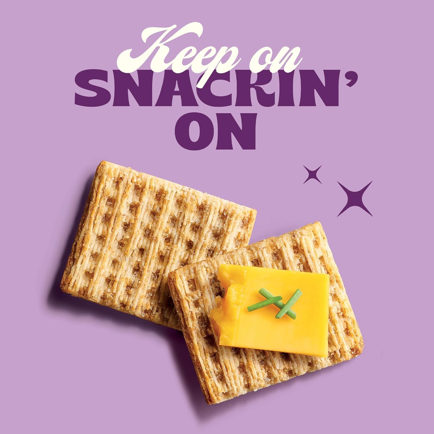 Back to Nature Harvest Whole Wheat Crackers, Non-GMO,Plant-Based Snack Cracker, Made with Whole Grain Wheat & Sea Salt, Snack Happy, 7 oz Box image 3