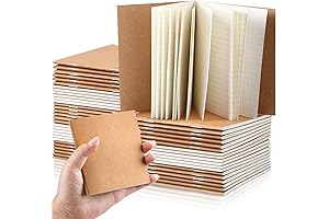 Thenshop Mini Pocket Tan Paper Sketchbook (Bulk 50 Pack)