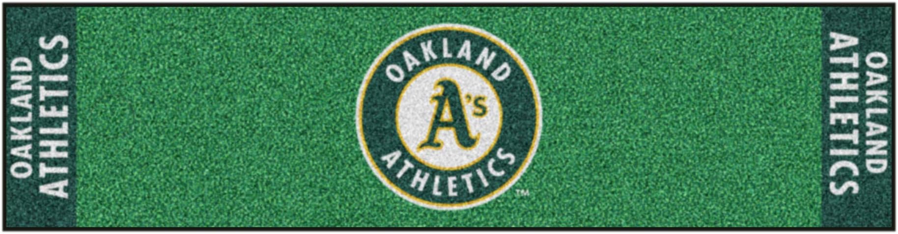 MLB - Oakland Athletics Putting Green Mat - 1.5ft. x 6ft.