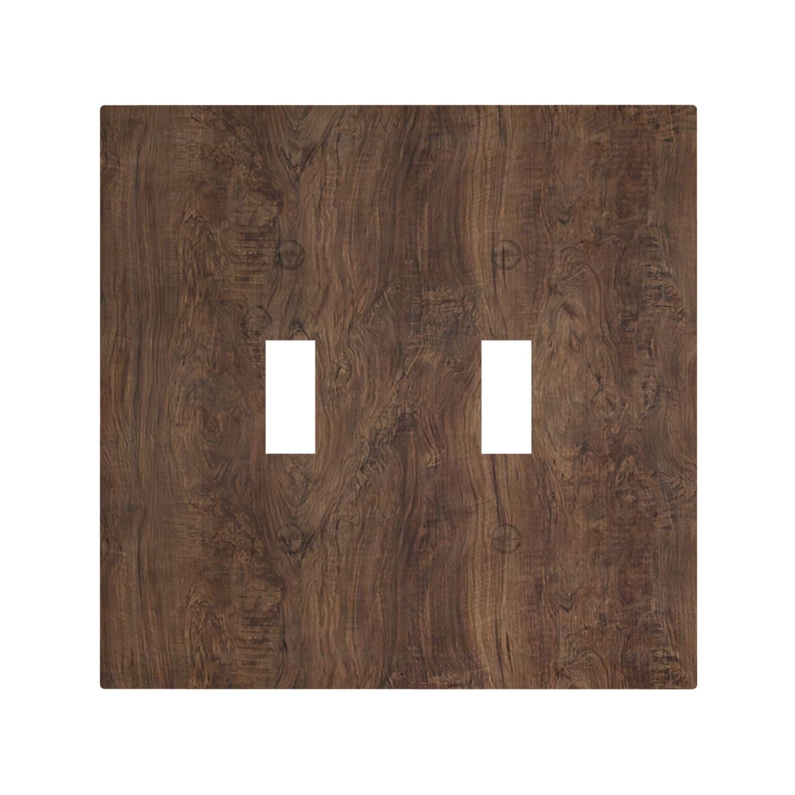 Placas decorativas para interruptor que tapan imperfecciones estilo rustico 2v