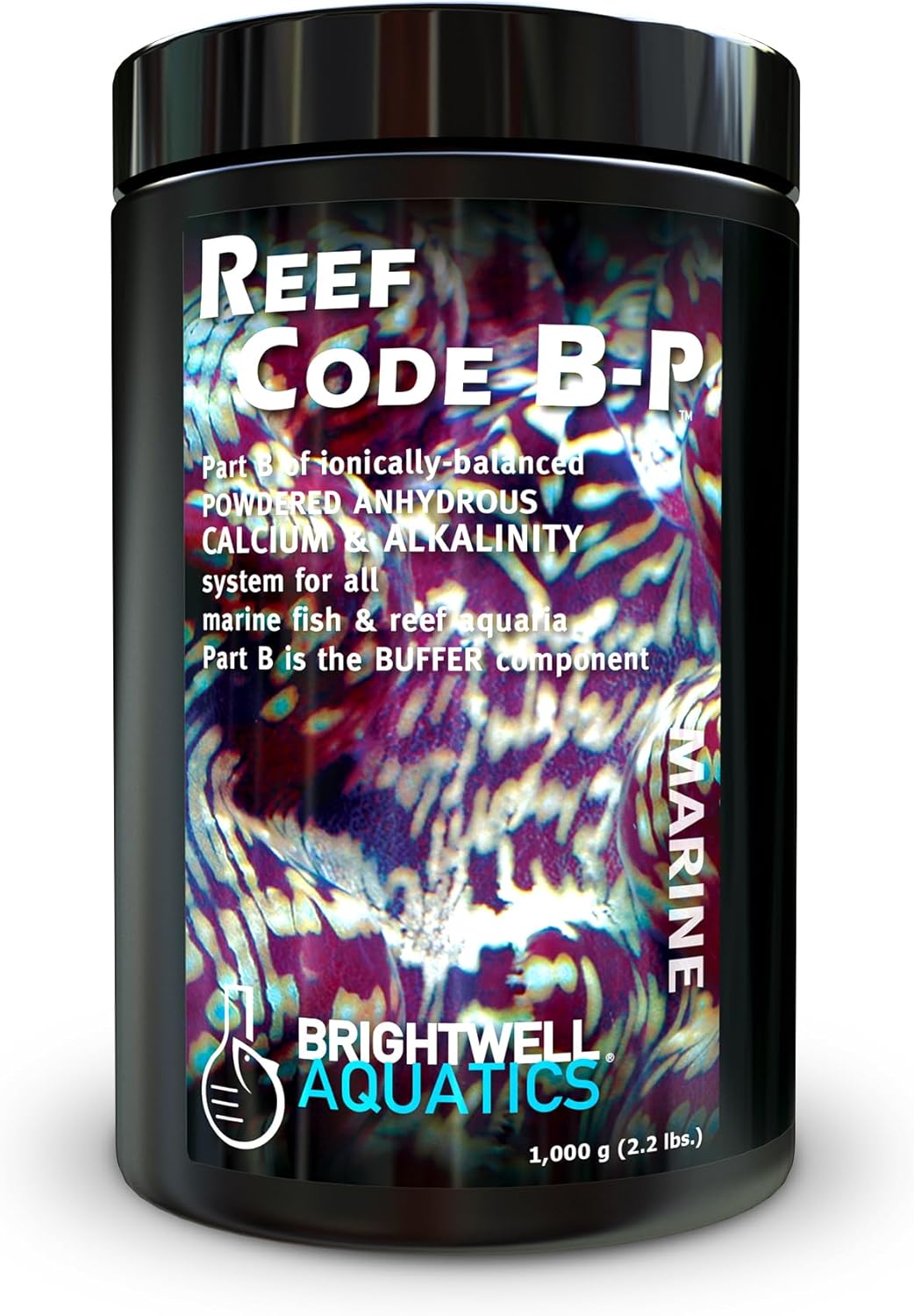Brightwell Aquatics Reef Code B-P Alkalinity Buffer for Reef Aquariums Supports pH Stability Coral Growth Balanced KH No Phosphates or Silicates Use with A-P, 4 kg