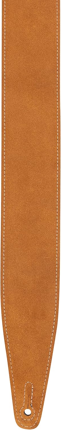 Levy's Leathers 2.5" Garment Leather Straps with Contrasting Suede Backing; Black & Honey (MGS317ST-BLK-HNY)