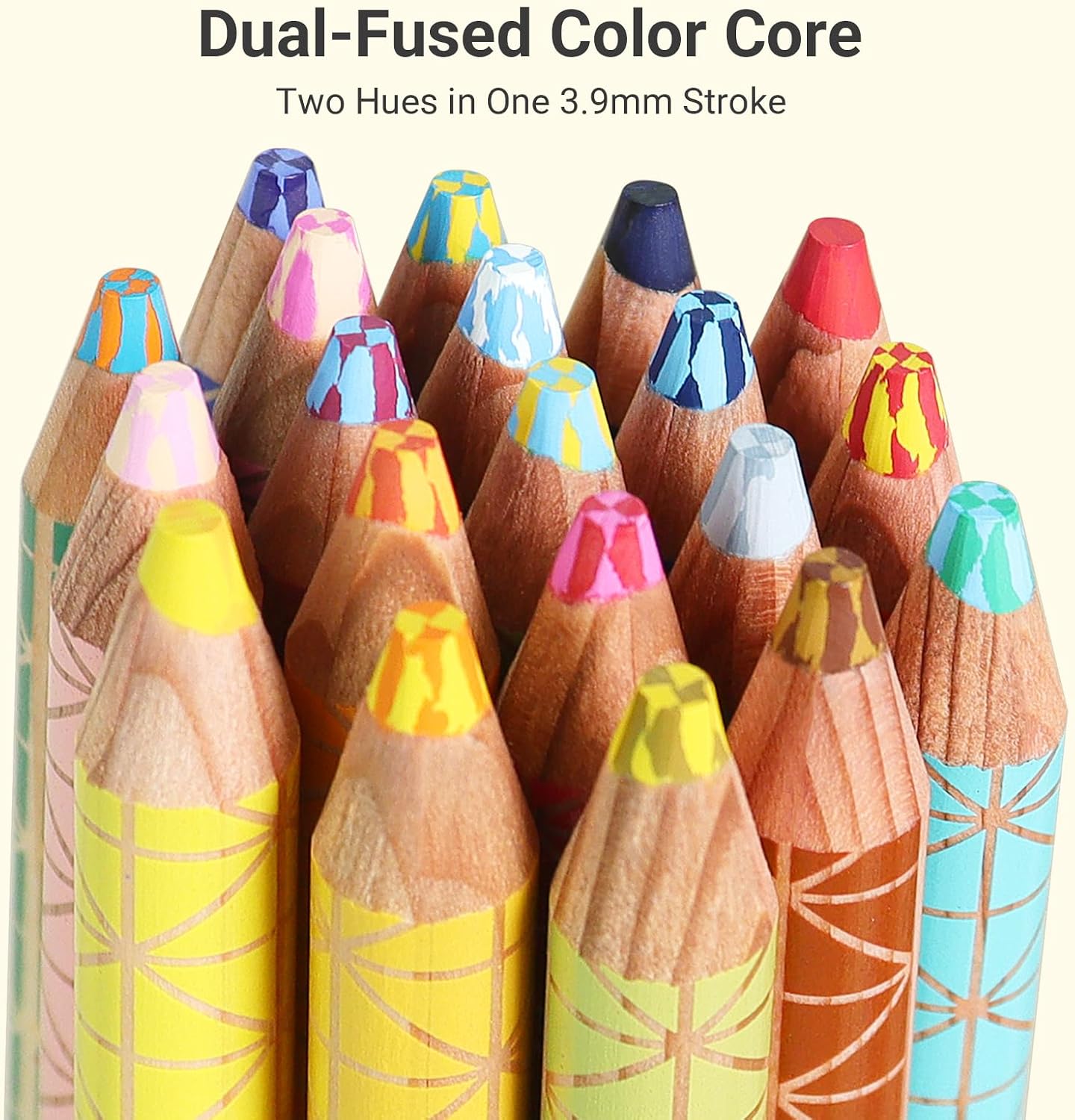 KOKUYO Dual Colored Pencils in 20 Colors. Smooth Coloring Pencils for Durable, Vibrant, Coloring, Drawing, Sketching, Arts & Crafts Supplies Gift (KE-SP14) image 5