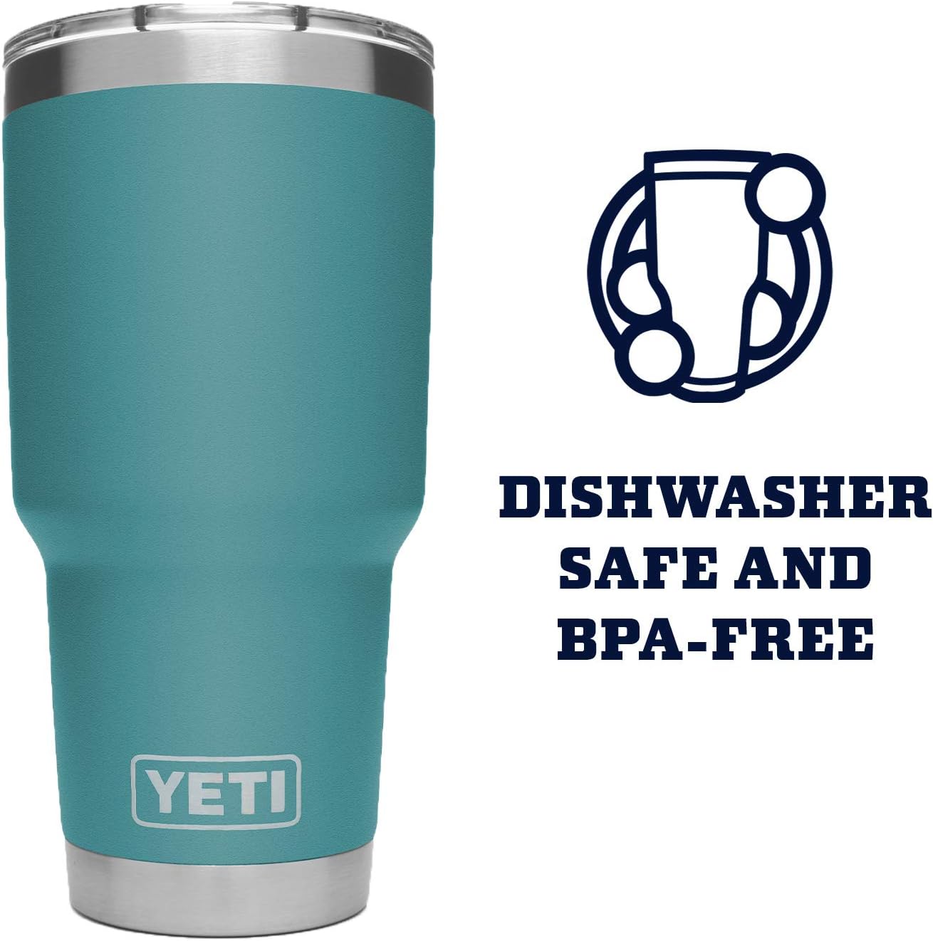 YETI Rambler 30 oz Stainless Steel Vacuum Insulated Tumbler w/MagSlider Lid - Image 4