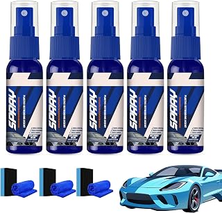 Decal Restore Agent, Decal Restorer and Protectant, Car Plastic Restorer, Long-Lasting Plastic Parts Refurbish Agent (30ML,5)