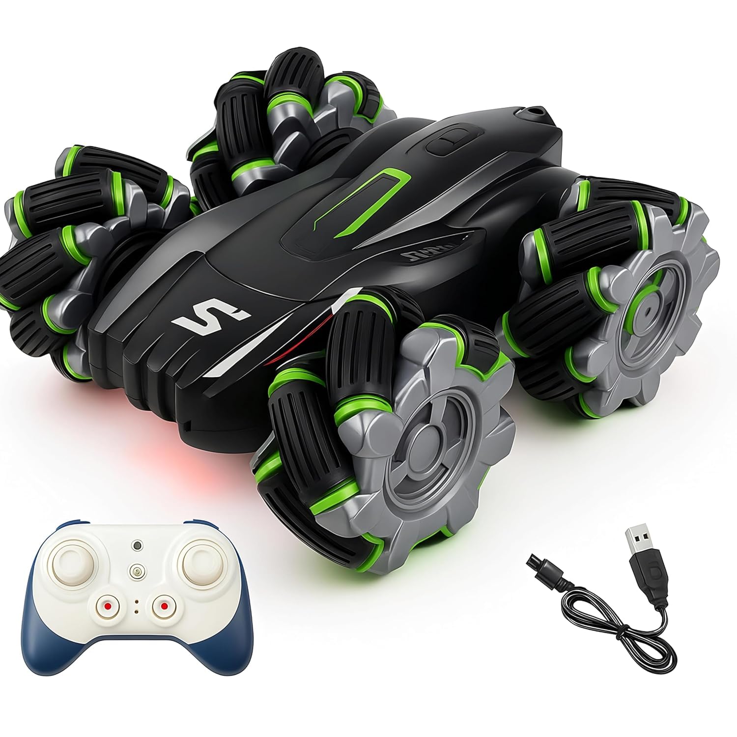 DWH Remote Control Drift Stunt Car 4WD Rechargeable RC Car – 360