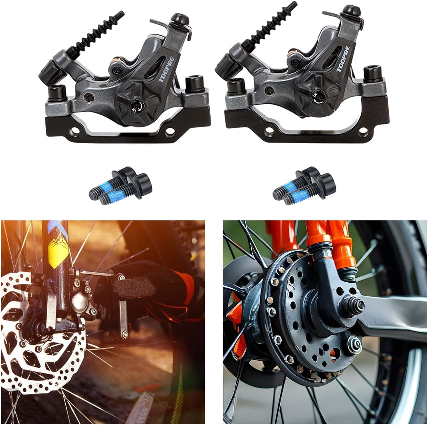 Bike Mechanical Disc Brake Disc Brake Caliper Repair Universal Parts Bicycle Disc Brake for Fixed Gear Bike Mountain Bike