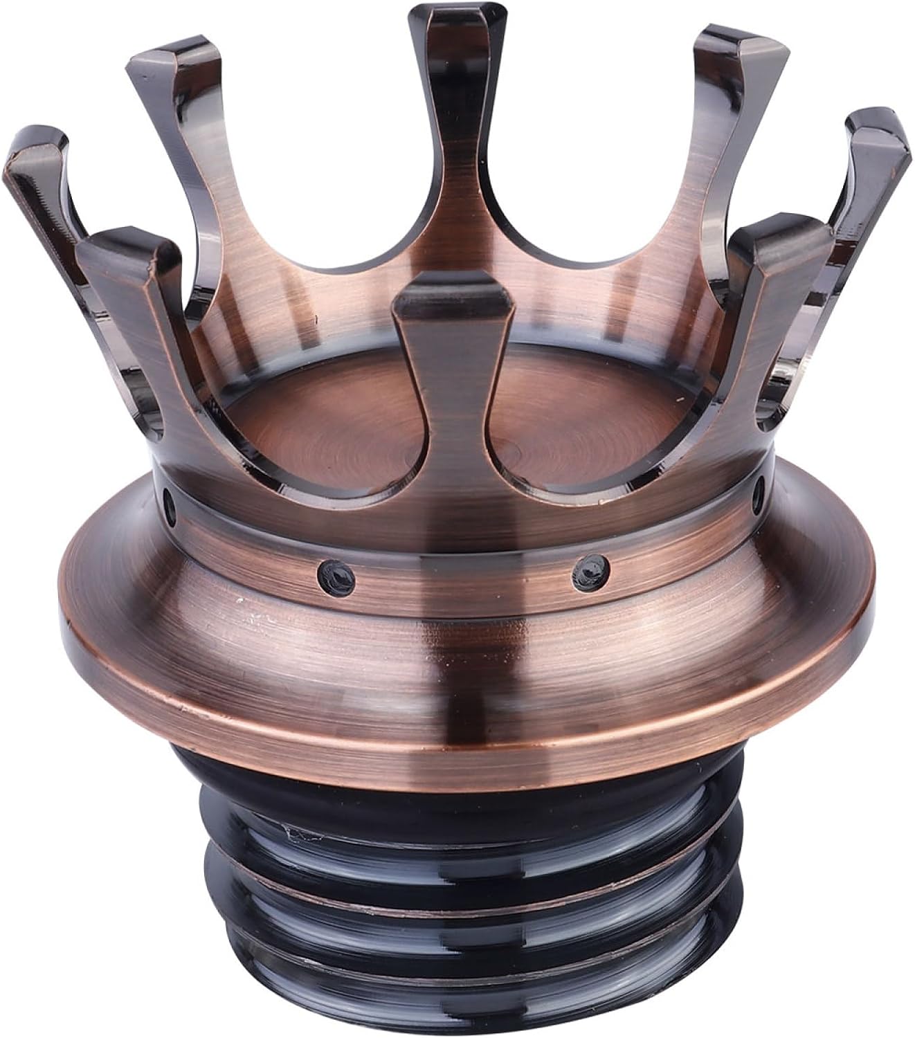SOLUSTRE Gas Style Flush Fuel Tank Cover for Unique Rotary Style Compatible Motorcycle Accessory Custom Modification Upgrade
