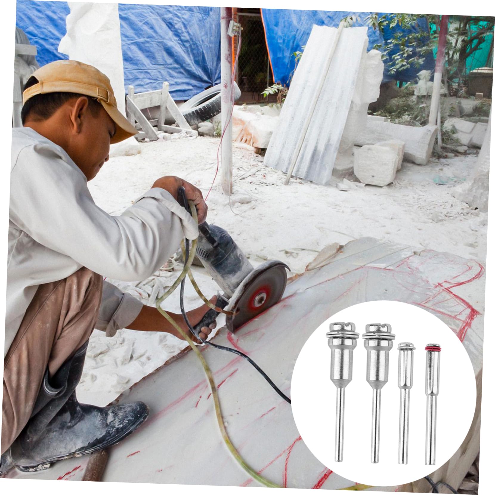 Angoily Grinder Cut Off Wheels Compatible Mandrel 26pcs Kit for Rotary Tool Accessories