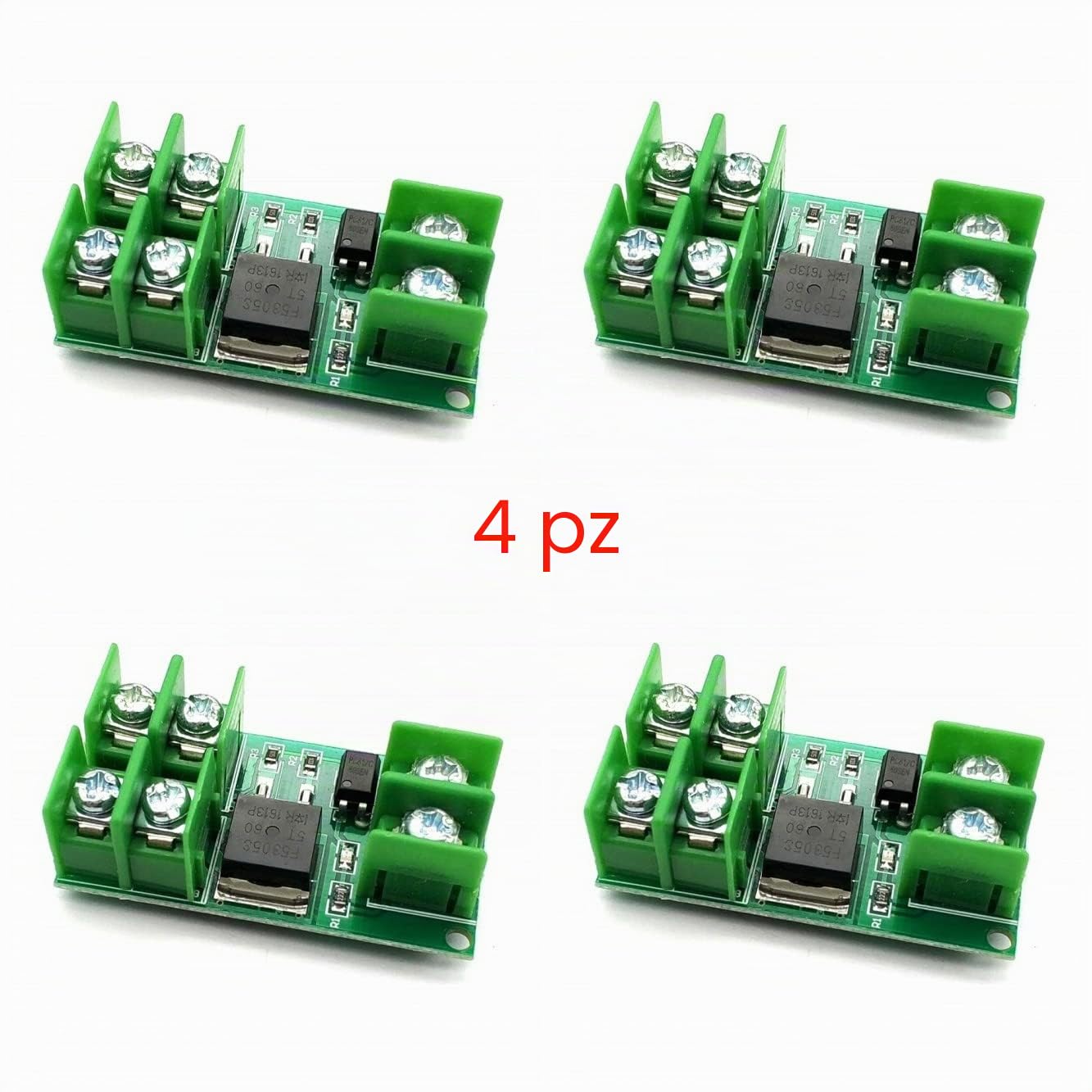 Scheda di Controllo Interruttore Elettronico F5305S Ingresso 3V-24V Uscita 5V-36V Modulo Interruttore a Impulsi DC con Optoaccoppiatore MOSFET