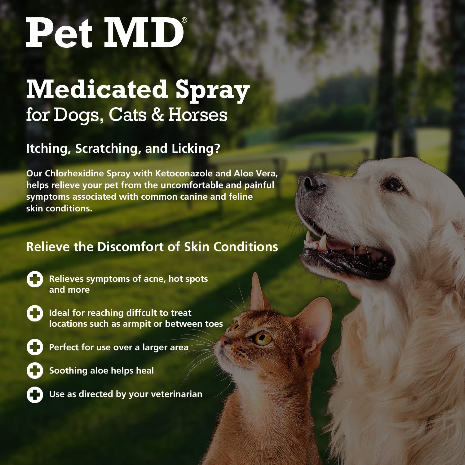 petmd antiseptic and antifungal medicated spray