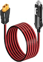 XT60 Car Charger Cable,12V/24V DC Adapter for ECOFLOW DELTA 2/3 River 3/2 MAX Power Station Bluetti EB55 AC70 Anker SOLIX C200 C300 C1000 F2000 Solar Generator 16AWG XT60 Plug Charging Cable