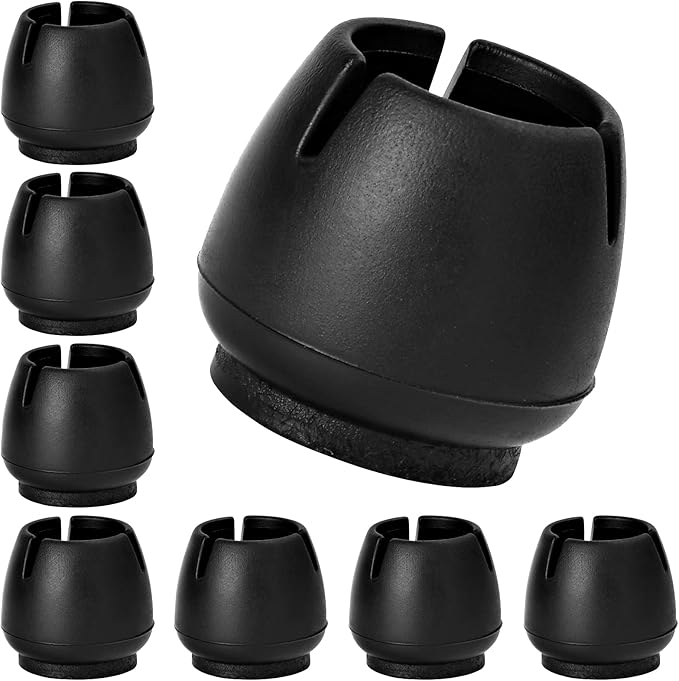 32 Piedini In Gomma Per Sedie - Antiscivolo, Per Gambe Tonde 12-16 Mm - Foto 4