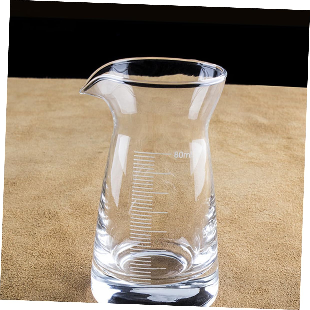 Garneck Caraffe Graduate in da 80 Ml Misurino per Liquidi Brocca Graduata Becher Tazze per La Misurazione di Liquidi Tazza per La Miscelazione E La Misurazione