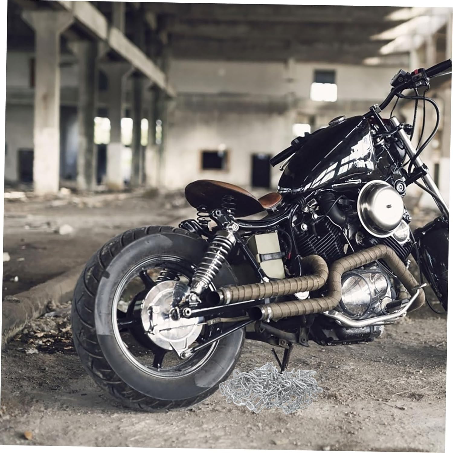Motorcycle Scooter Snow Tire Chains Nonslip Chain for Electric Versatile Skid for Snowy Roads Standard