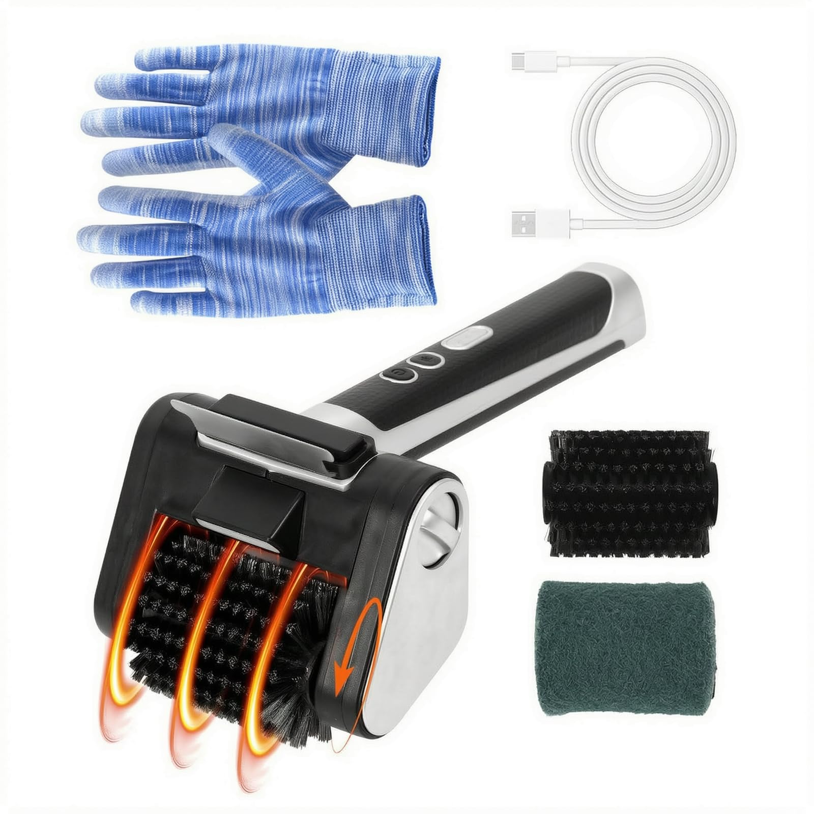 Brosse de Nettoyage électrique Giddy Up Grill Cleaner avec Moteur