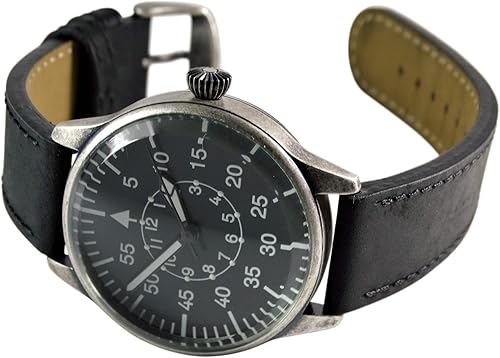 Vista 3 de Mil-Tec Retro Mechanical Dial Aviator Watch