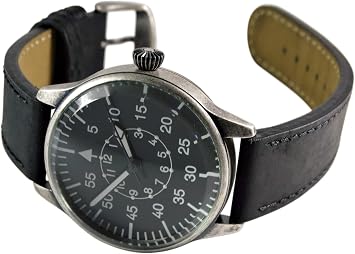Mil-Tec Aviator Watch Retro Mech. Dial