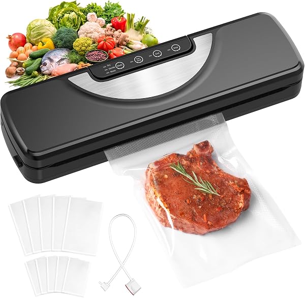 Macchina Sottovuoto Alimenti 5 in 1 con Taglierina Incorporata
