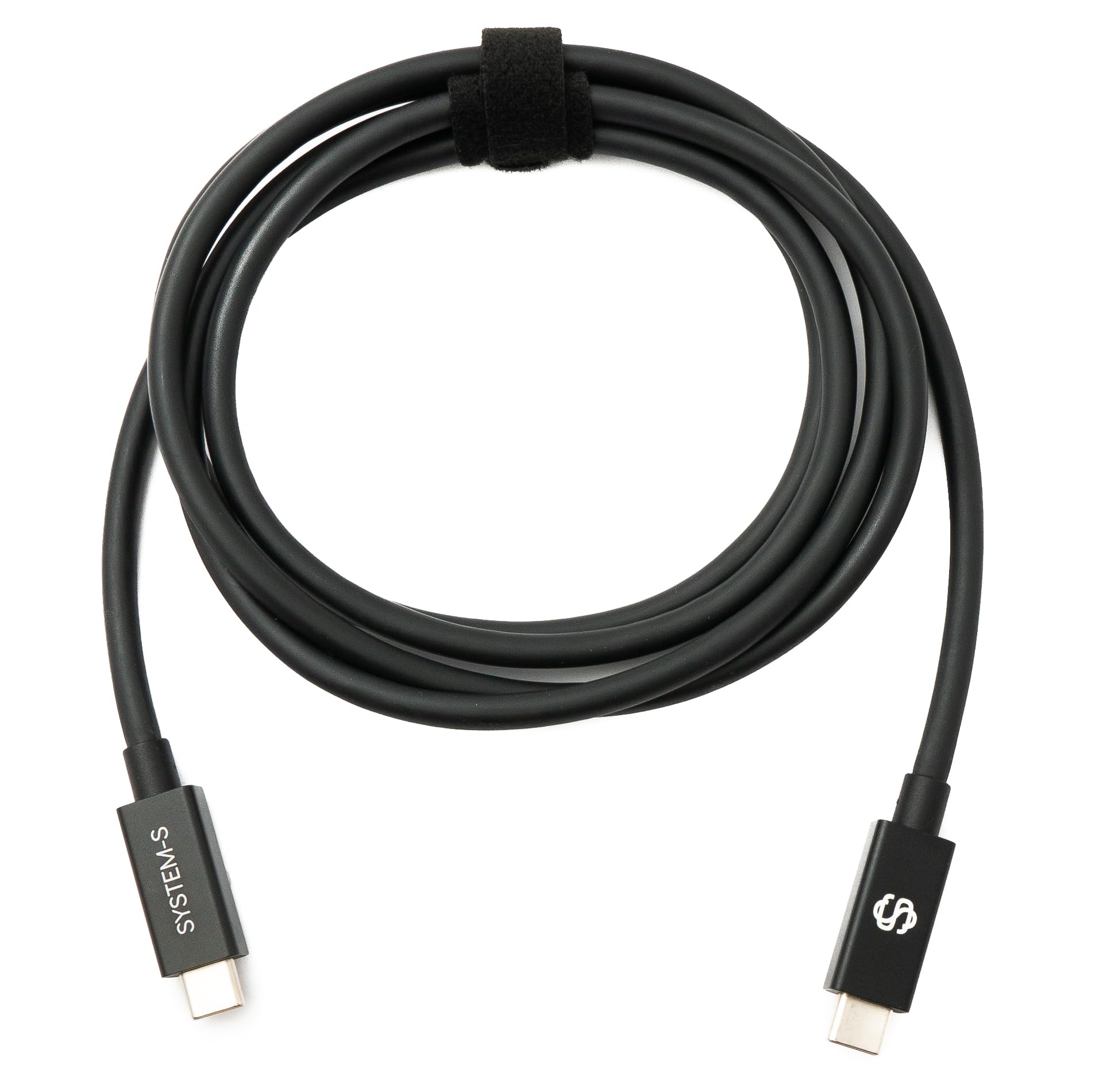 System-S Thunderbolt 4 150 cm kabel typu C wtyczka do wtyczki 40 Gbit/s 240 W adapter kablowy