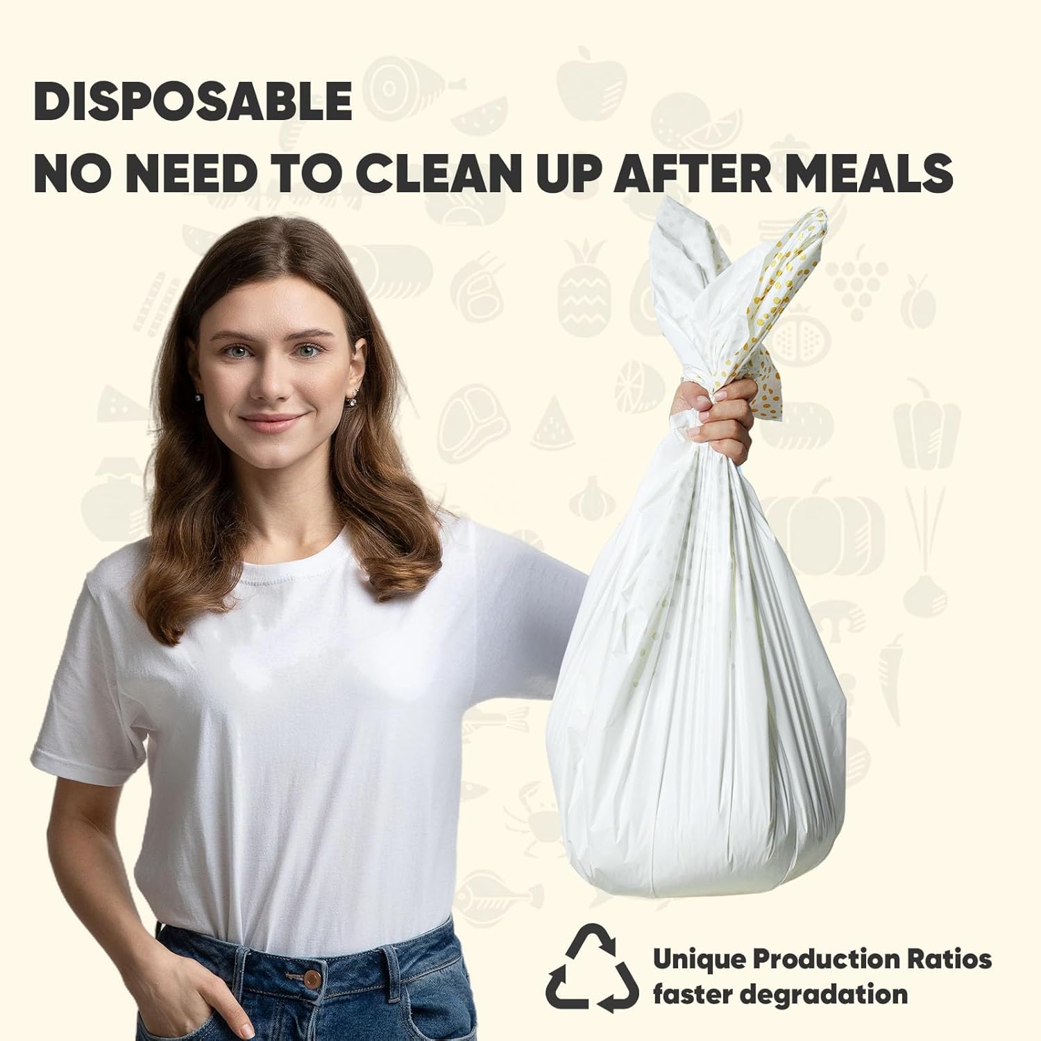 2 Pack Plastic Table Cloth Disposable, 54”x108” White and Gold Table Cloths for Parties, Waterproof and Greaseproof Gold Dot Rectangles Tablecloth for Party Decorations BBQ, Wedding, Fine Dining - Image 5