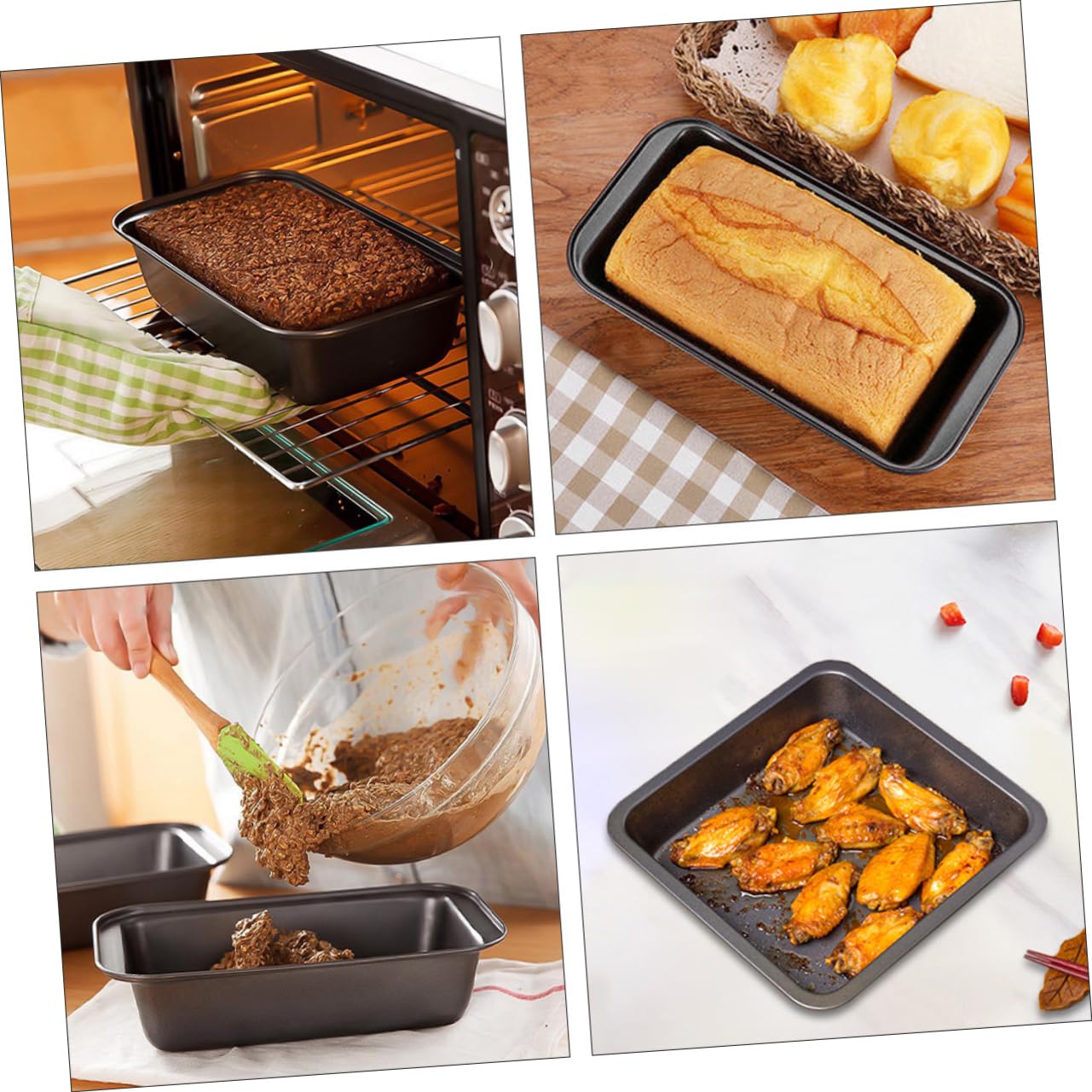 PRETYZOOM Teiliges Backformen Kohlenstoffstahl mit Antihaftbeschichtung Backutensilien Hausgebrauch Backformen für Kuchen und Kekse