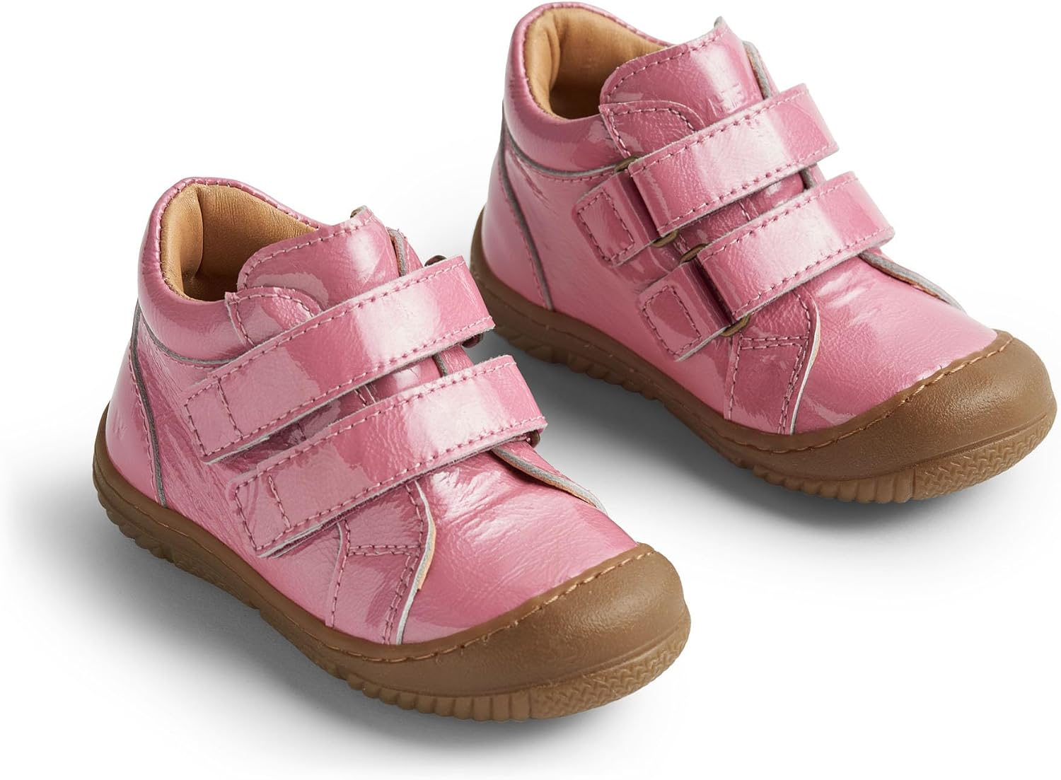 Wheat Unisex Children's Patent Boots with Double Ivalo First Walking Shoes