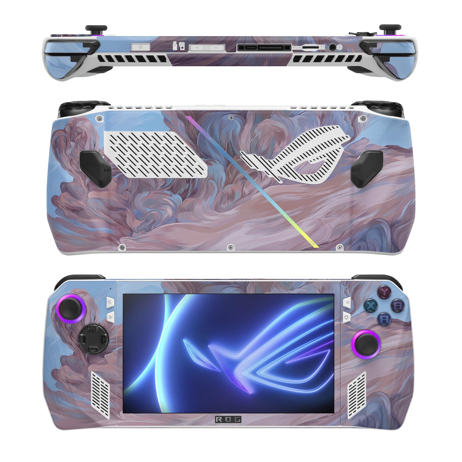 MightySkins Skin Compatible with Asus ROG Ally - Monsoon | Protective, Durable, and Unique Vinyl Decal wrap Cover | Easy to Apply, Remove, and Change Styles
