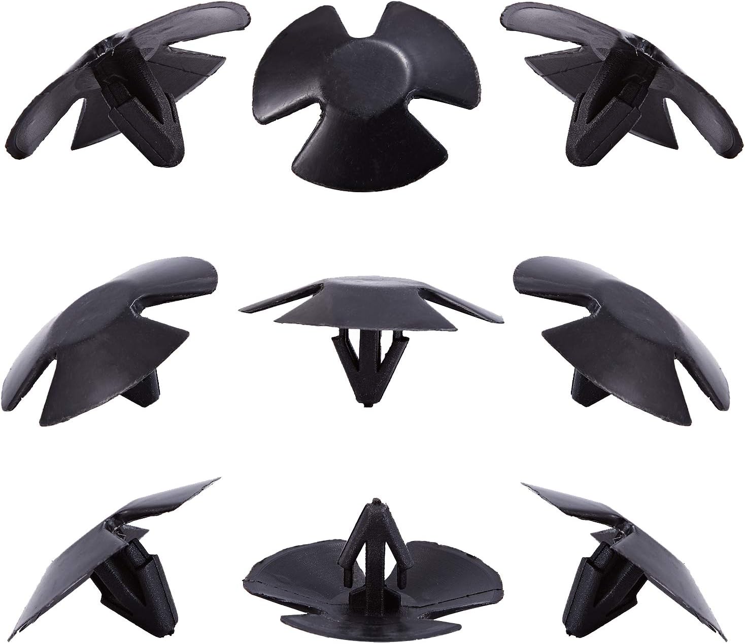 FEBRYTOLD Hood Insulation Retainer Clips - 40 Pcs Hood Insulation Retainers for Jeep Chrysler Dodge Ram Replace OEM 4878883AA LH LHS Nylon Clip with 1 Pcs Plastic Fastener Remover