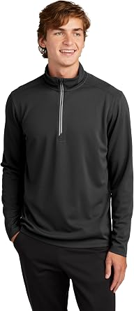 Sport-Tek Sport-Wick Textured 1/4-Zip Pullover With Custom Embroidery