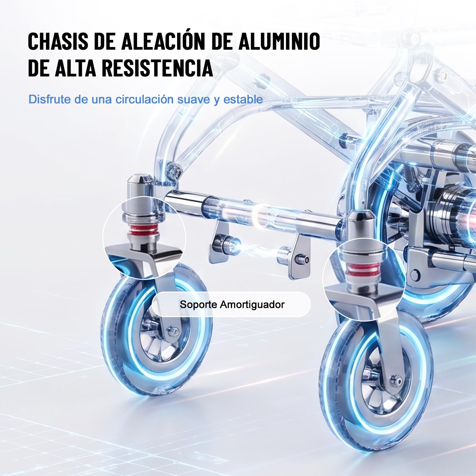 D14 Silla de ruedas eléctrica ligera y plegable, batería de litio extraíble, autonomía 20km, motor 500W, ultraligera de aleación de aluminio, ideal para viajar y apta para transporte aéreo-Negro