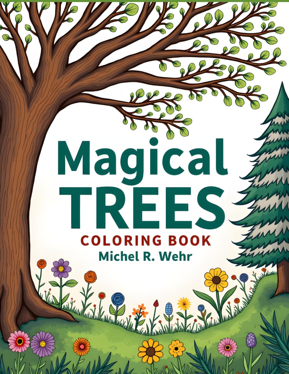 Magical Trees: Magical trees, hidden animals, fairy homes, and winding paths
